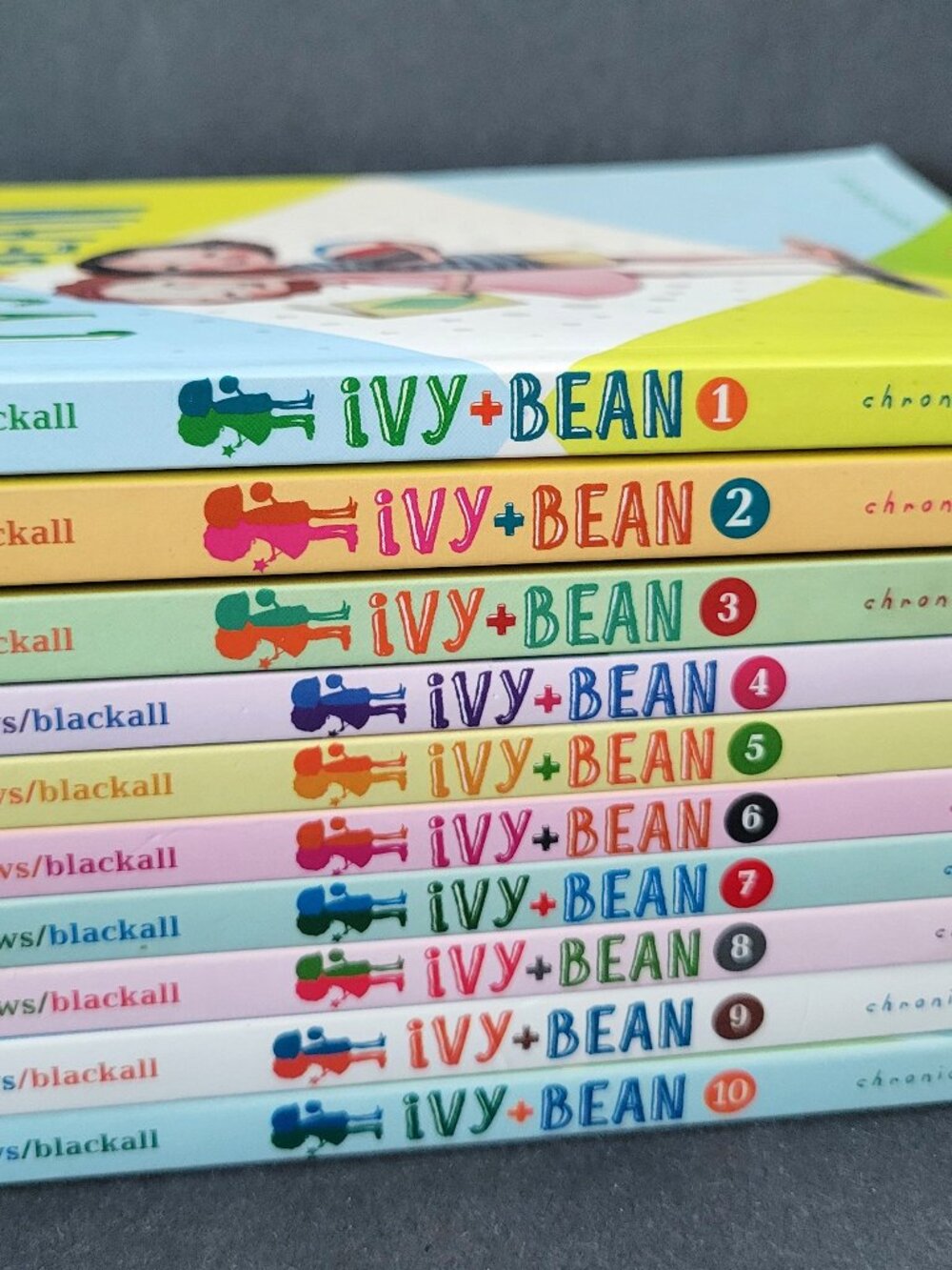 IVY AND BEAN BOOKS COMPLETE PAPERBACK SET LOT #1-10 BY ANNIE BARROWS FOR GIRLS